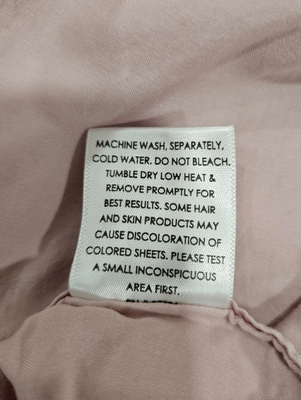 Sleep Number Smart Fit King Flex Top Fitted & Flat Sheet Dusty Rose Lyocell Cool
